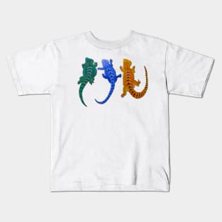 Colorful Lizards Kids T-Shirt